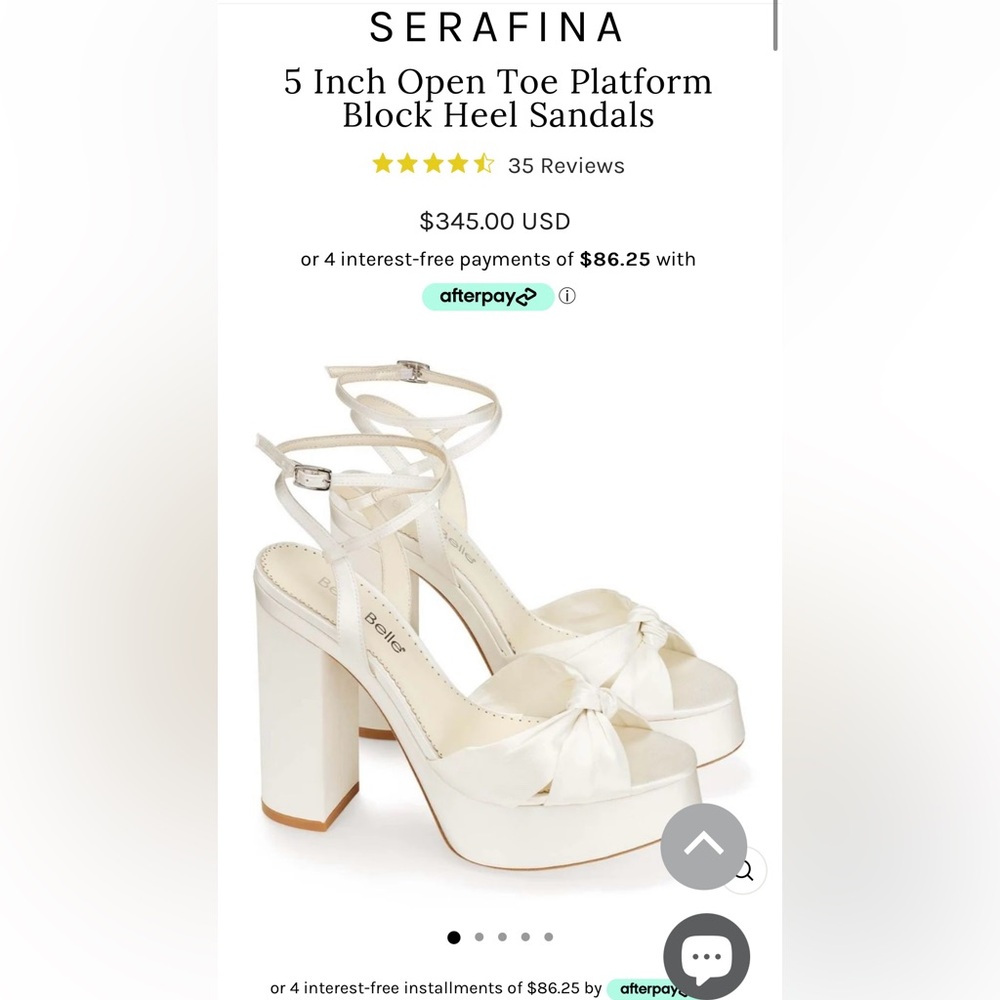Bella Belle SERAFINA Platforms - Never Worn